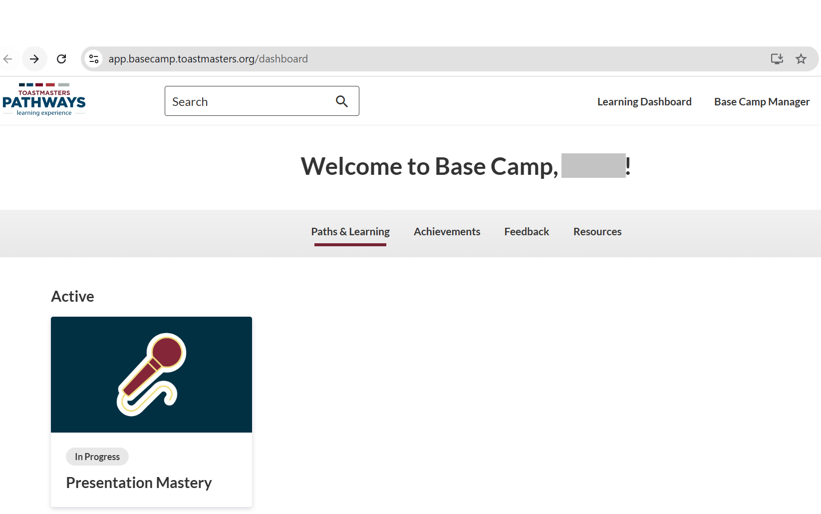 Base Camp Dashboard